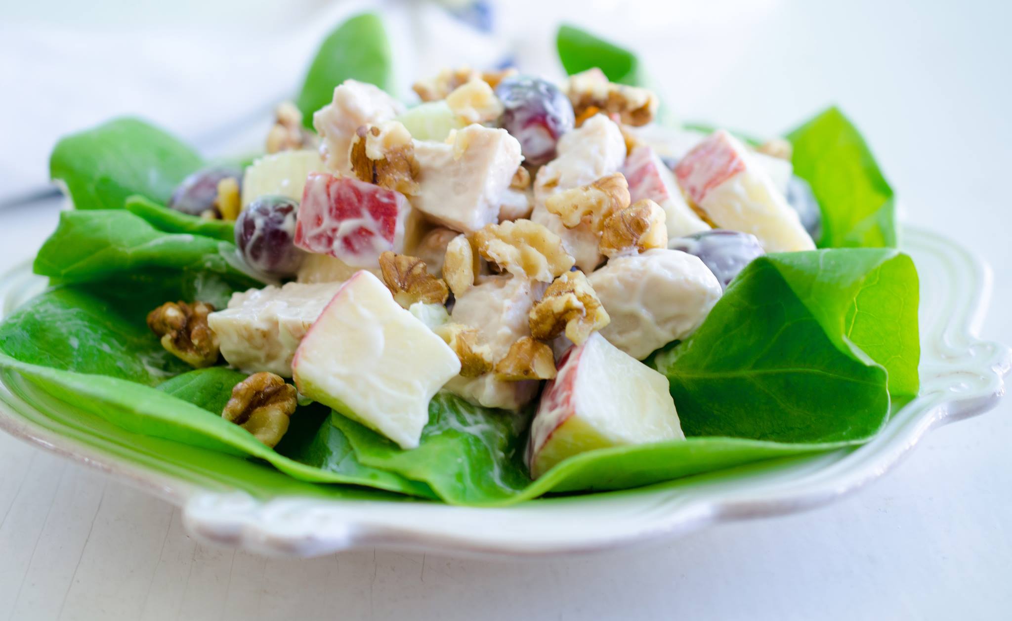 Салат с сельдереем и виноградом. Waldorf Salad. Салат Вальдорф классический. Салат Вальдорф классический с сельдереем. Вальдорф блюдо.